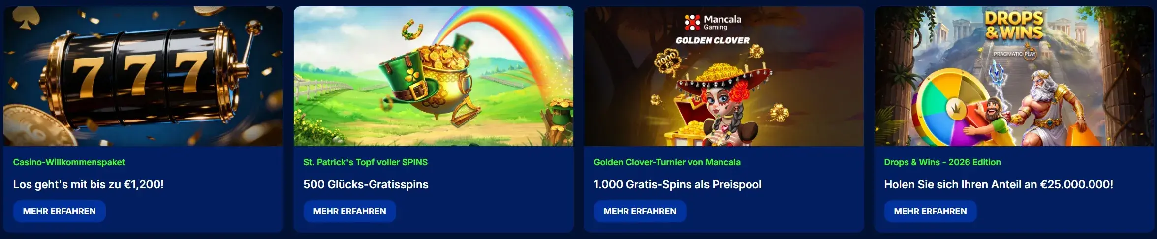 Boni und Aktionen