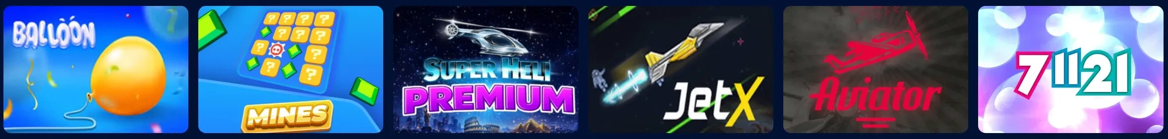 Tisch- und Crash-Spiele